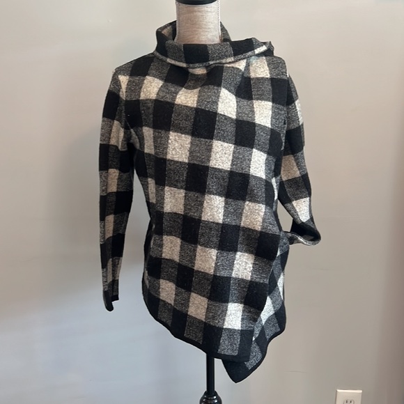 100% wool | Ralph Lauren | Black/Grey Checkered Shackett | Size XL - Picture 3 of 6